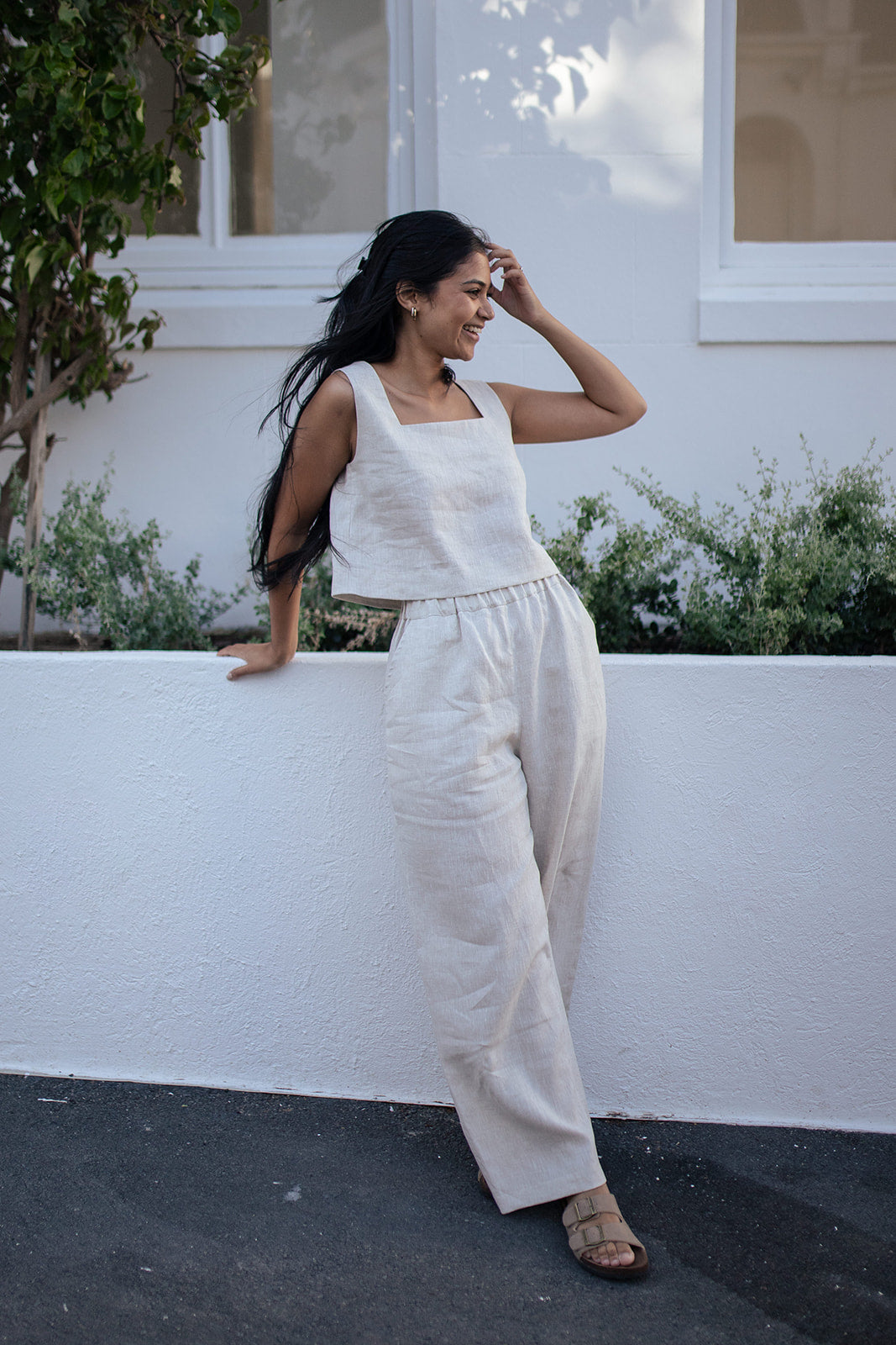 Cari linen pants - hōm