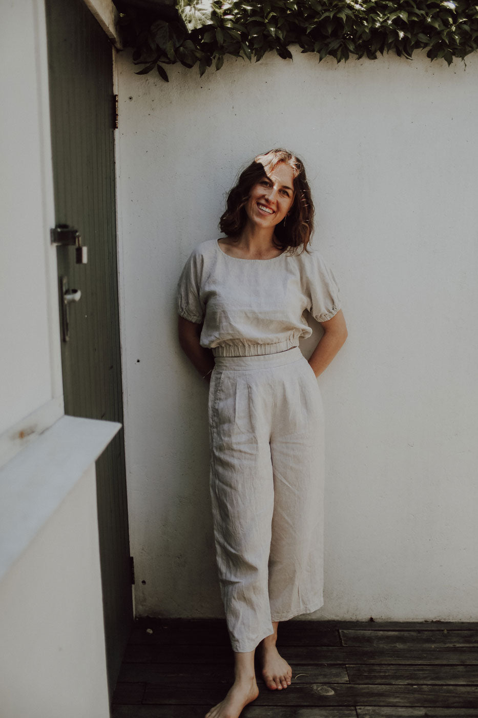 Juniper Linen Trousers - hōm