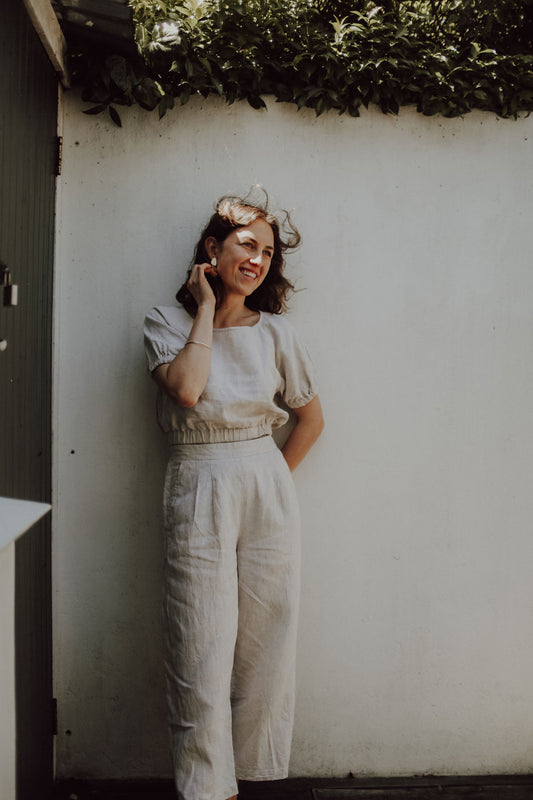 Juniper Linen Trousers - hōm