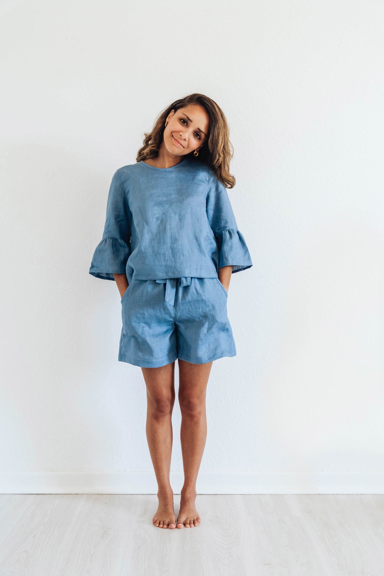 Willow top in ocean - hōm